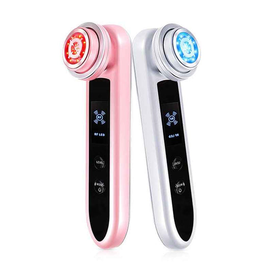 EMS RF Skin Care Clean Tighten Lifting Facial LED Photon Radio Frequency Beauty Massager Machine Skin Rejuvenation Anti-wrinkle
