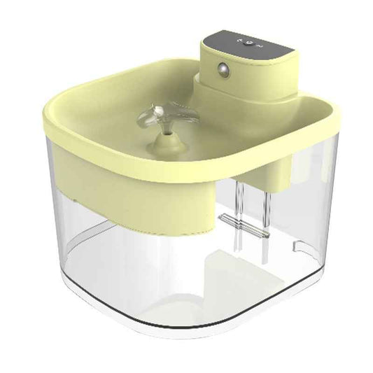 Inductive wireless cat water dispenser with large capacity, non plug in automatic circulation, intelligent pet supplies, silent water dispenser