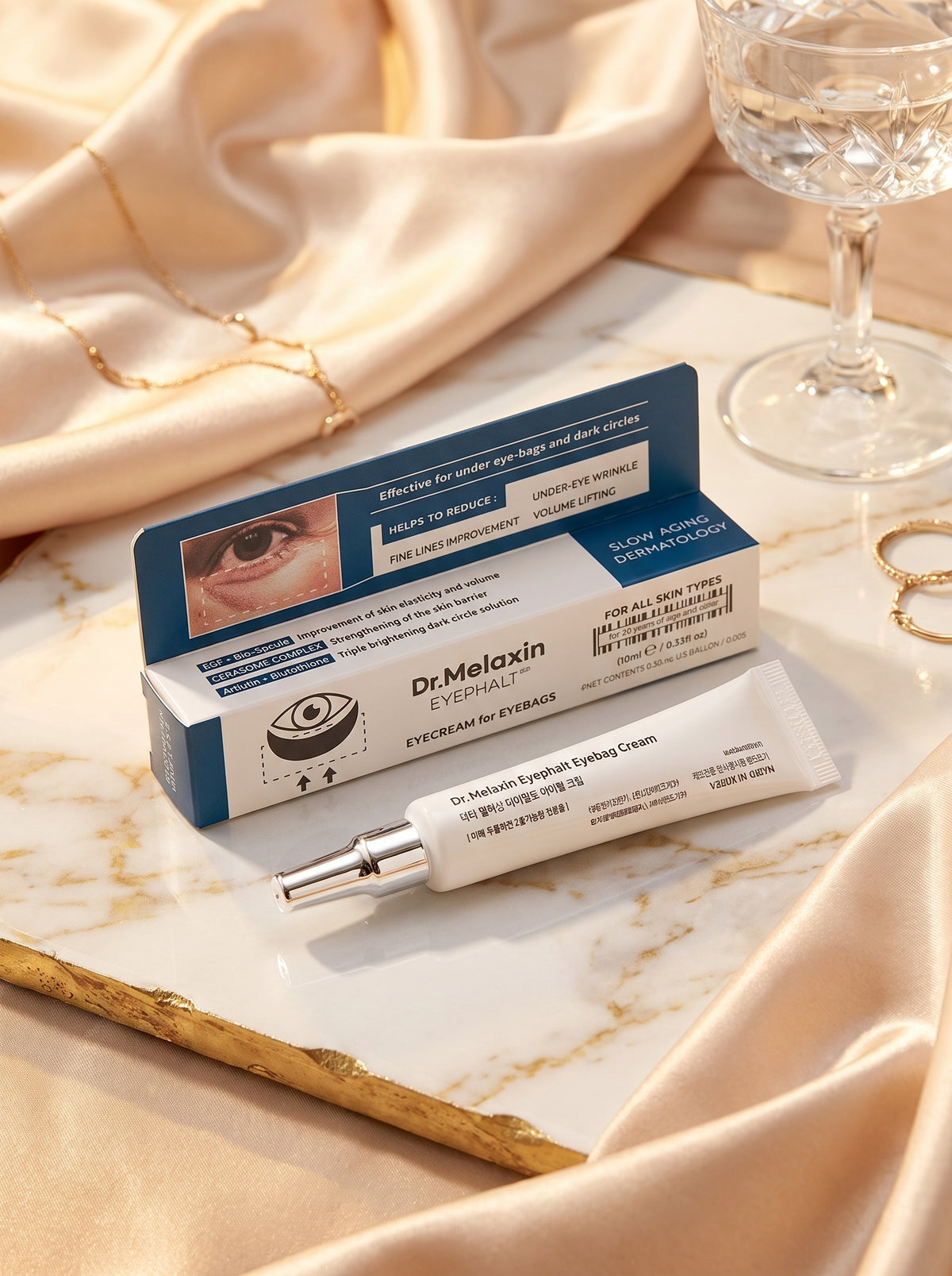 Dr.Melaxin Eyephalt Eyebag Cream | Eye Bag Lifting & Dark Circle Treatment - Clinical Results UAE