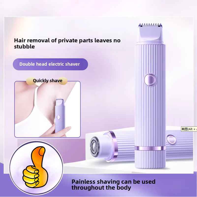 Electric shaver for men and women pubic hair trimmer