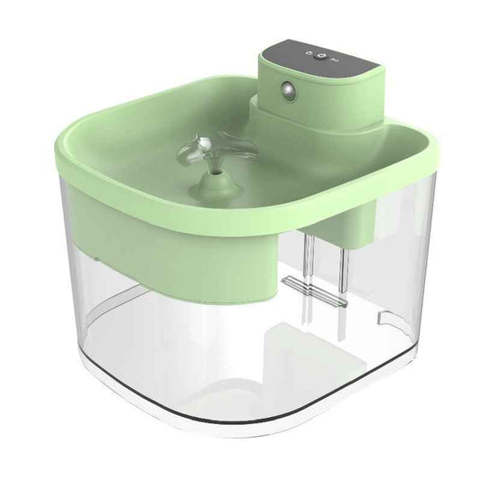 Inductive wireless cat water dispenser with large capacity, non plug in automatic circulation, intelligent pet supplies, silent water dispenser