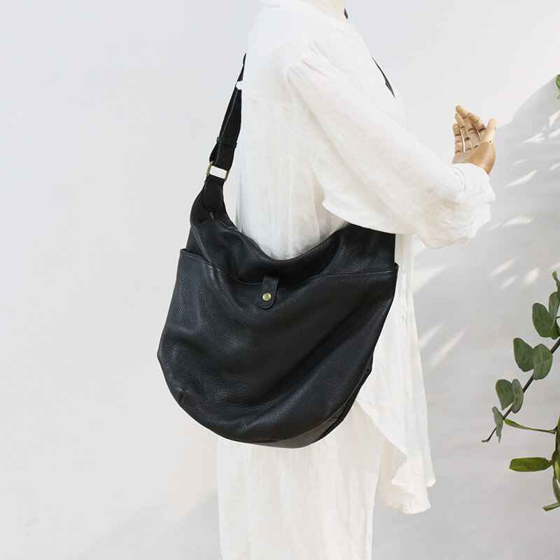 Genuine Leather Bags New Ladies Bags European and American Fashion Large Capacity Shoulder Casual Bags Messenger Bags
