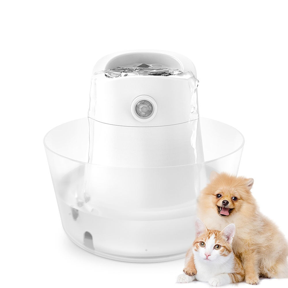 Pet water feeder intelligent sensing circulating water feeder filtering water dispenser