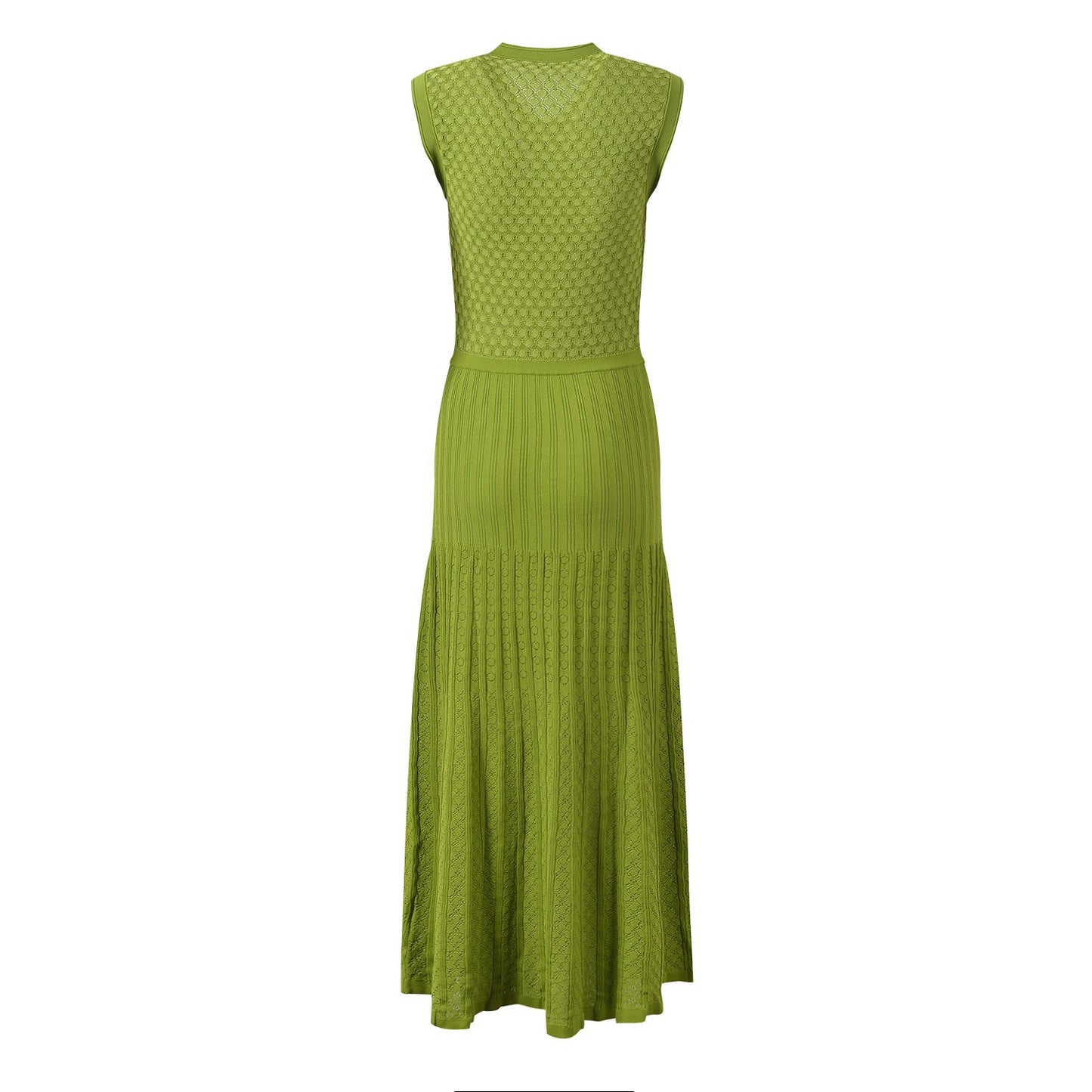 French style design elegant and feminine style sleeveless fashion commuting knit dress long skirt