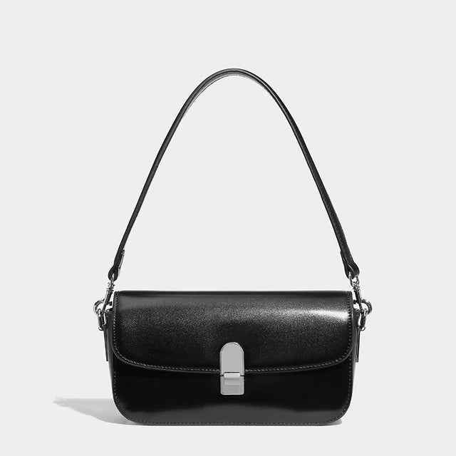 Fashion Women's Denim Shoulder Bag Blue  Small Underarm Clutch Handbag  Simple Stylish Flap Crossbody Purse