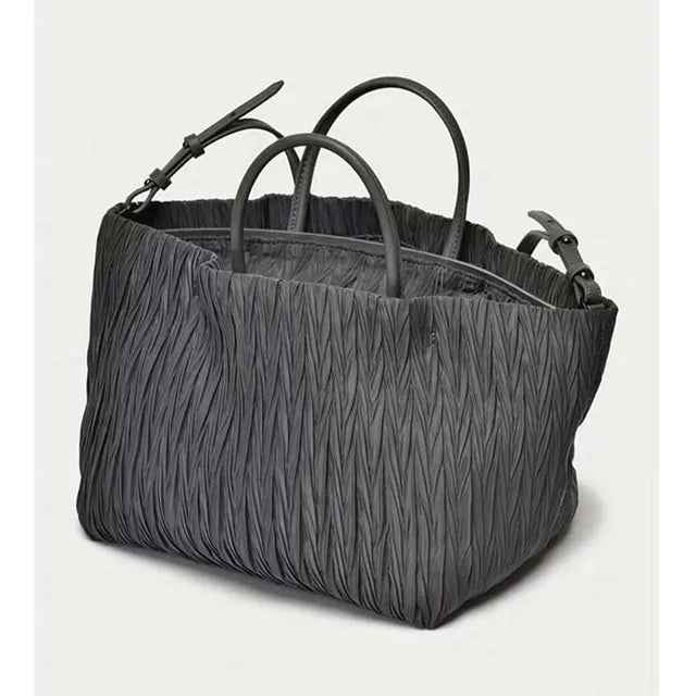 High Quality Large Tote for Women Handbags and Purses Waterproof Linen Oxford Fold Pattern Travel Shoulder Toes Shopper Bag 2021