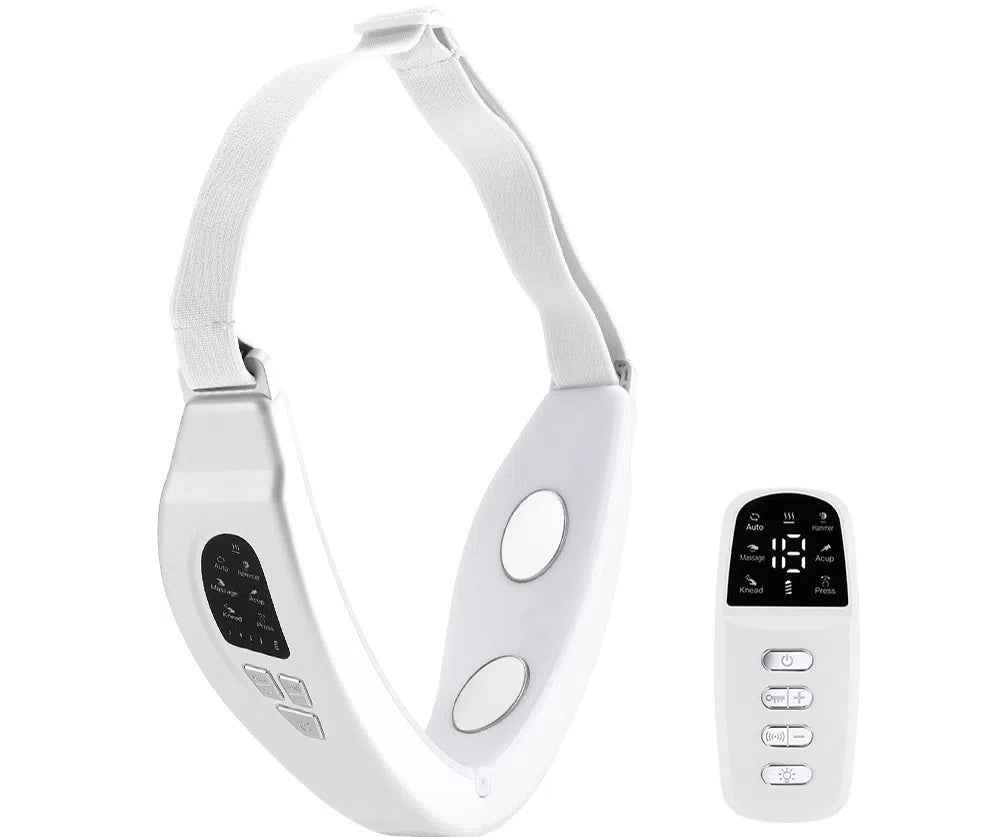 EMS Color Light Facial Slimming Device Microcurrent Facial Beauty Device Massage Hot compress V face
