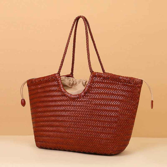 Large capacity woven bag for women