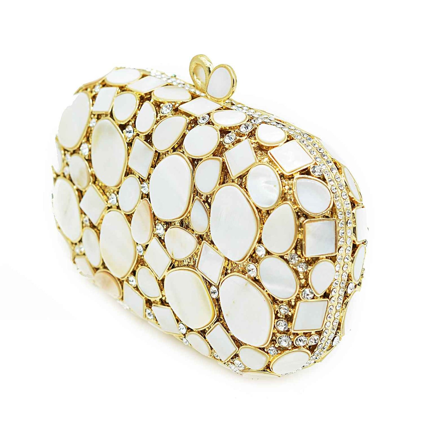 Women Luxury Crystal Evening Bags Bridal White Wedding Clutch Bag Party  Handbag Purse