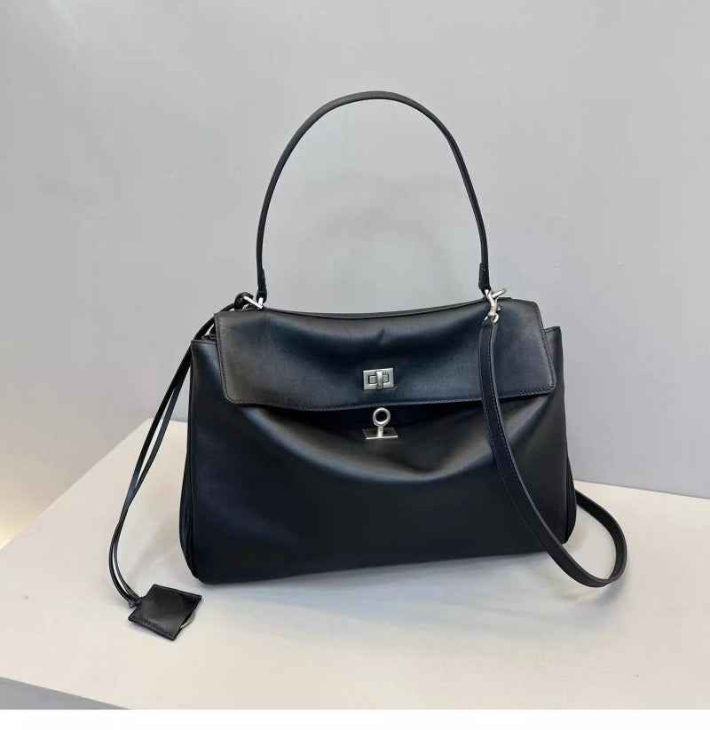 Vintage Autumn Winter Suede Matte Tote Bag, Elegant Shoulder Crossbody Kelly Bag for Women, Large Capacity Commuter Underarm Bag