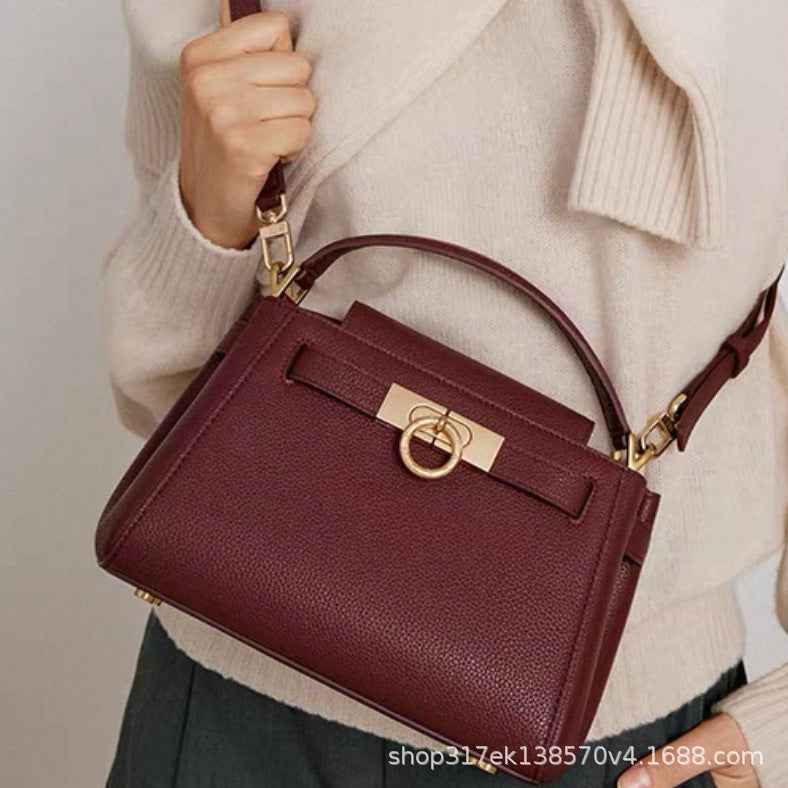 Chic Genuine Leather Handbag for Women Madison Shoulder Tote Bag Crossbody Bag Commute Bag