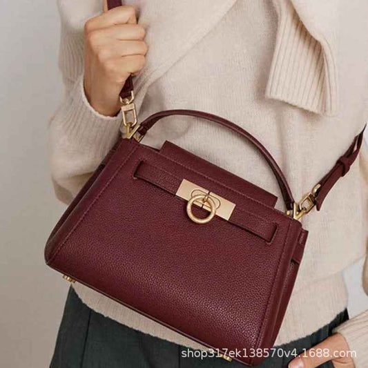 Chic Genuine Leather Handbag for Women Madison Shoulder Tote Bag Crossbody Bag Commute Bag