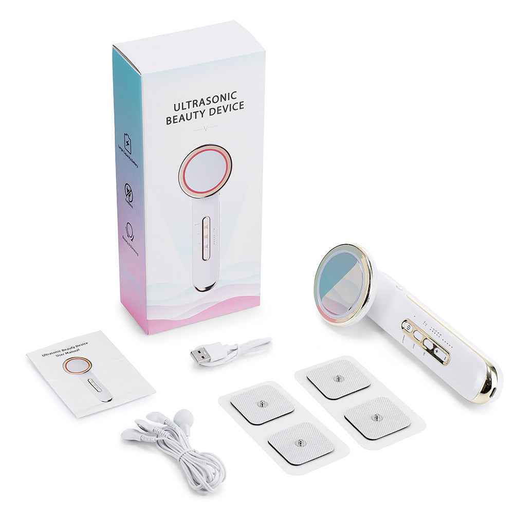 EMS Body Sculpting Device with 5 Modes, Rechargeable Far Infrared &amp; Ultrasonic Fat Burning Slimming Beauty Instrument