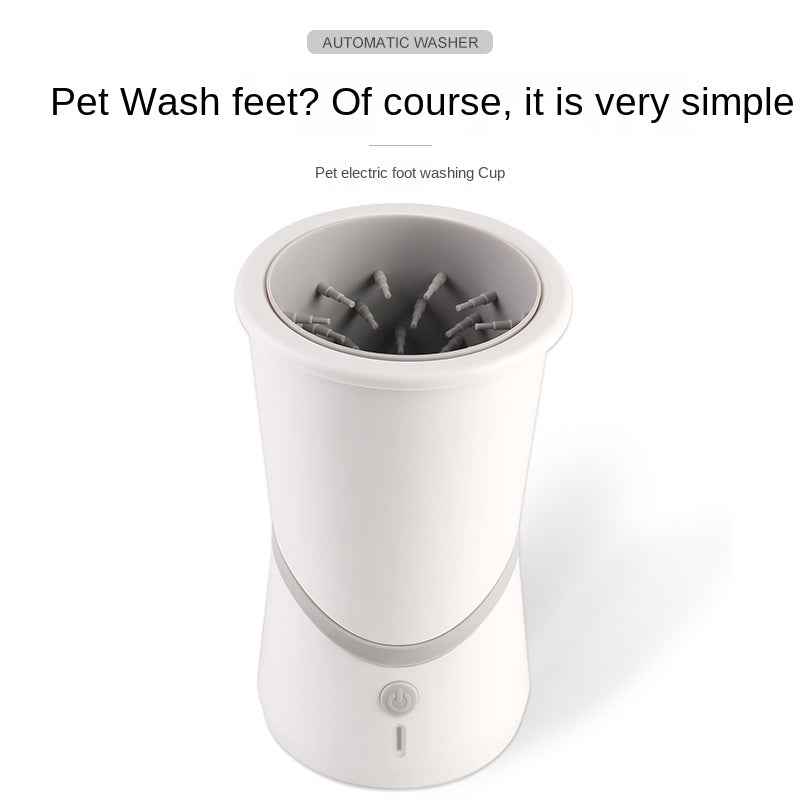 Pet Automatic Foot Washing Cup Smart Automatic Dog Cat Cleaning Paw Pet Cleaning Cup