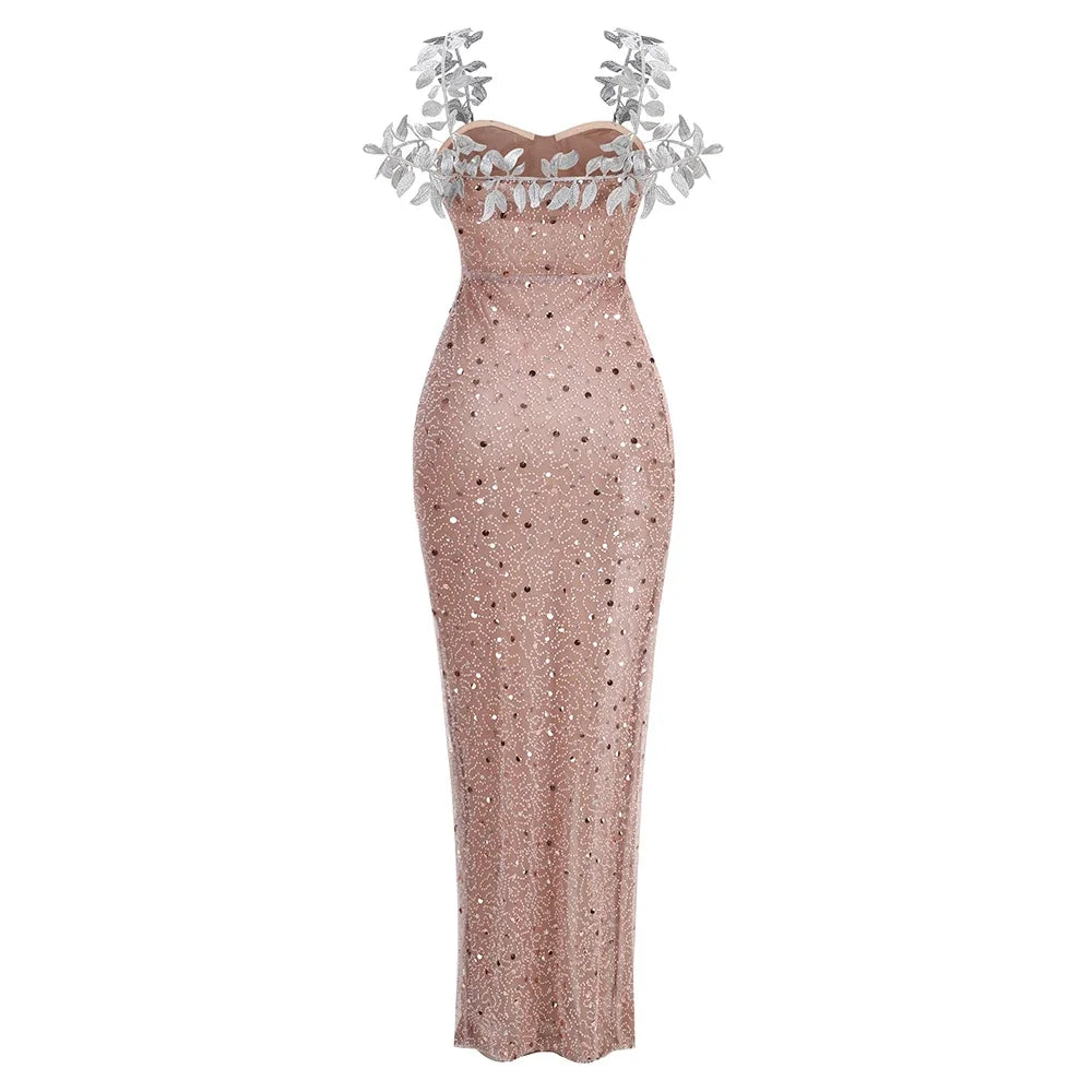 New Fashionable And Sexy One Shoulder Strapless Long Dress For Women's Sexy Celebrity Club Party Evening Dress - CIANARA